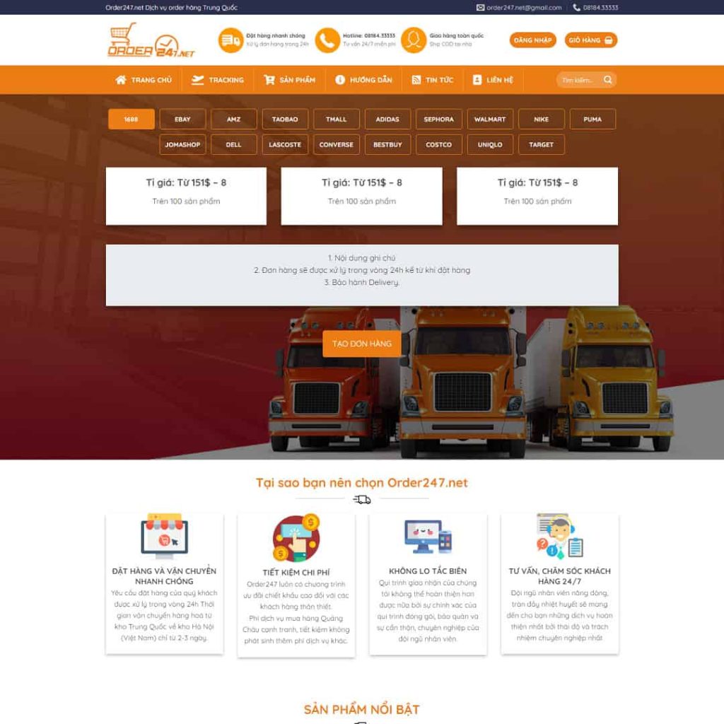 Thiết kế web chuyên nghiệp