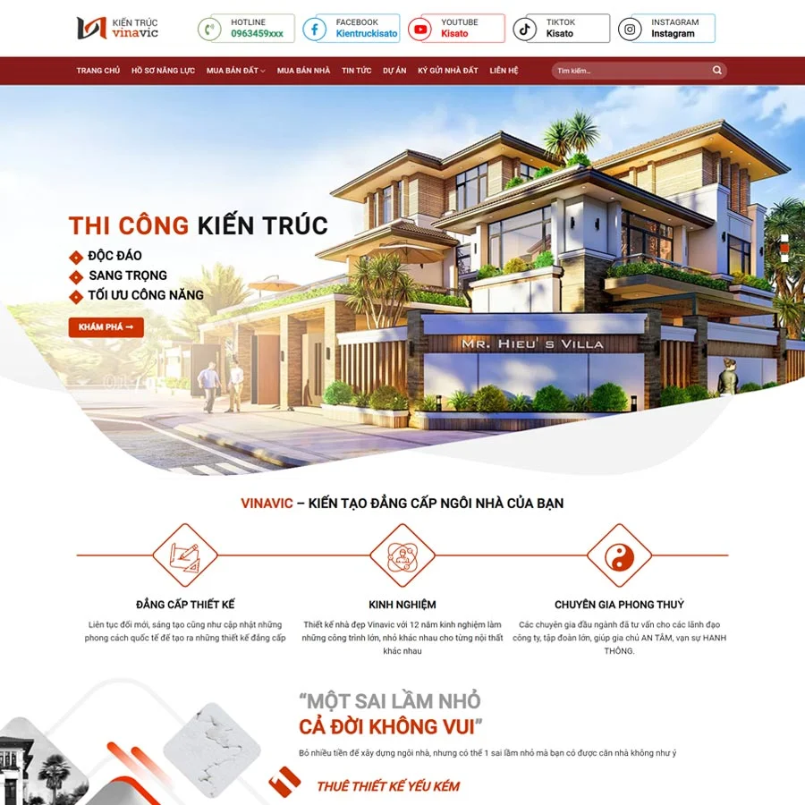 Thiết kế web chuyên nghiệp
