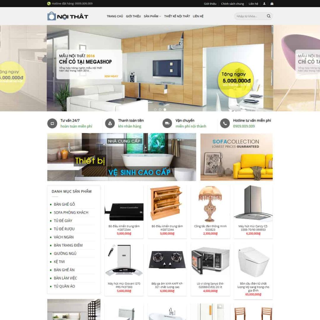 Thiết kế web chuyên nghiệp