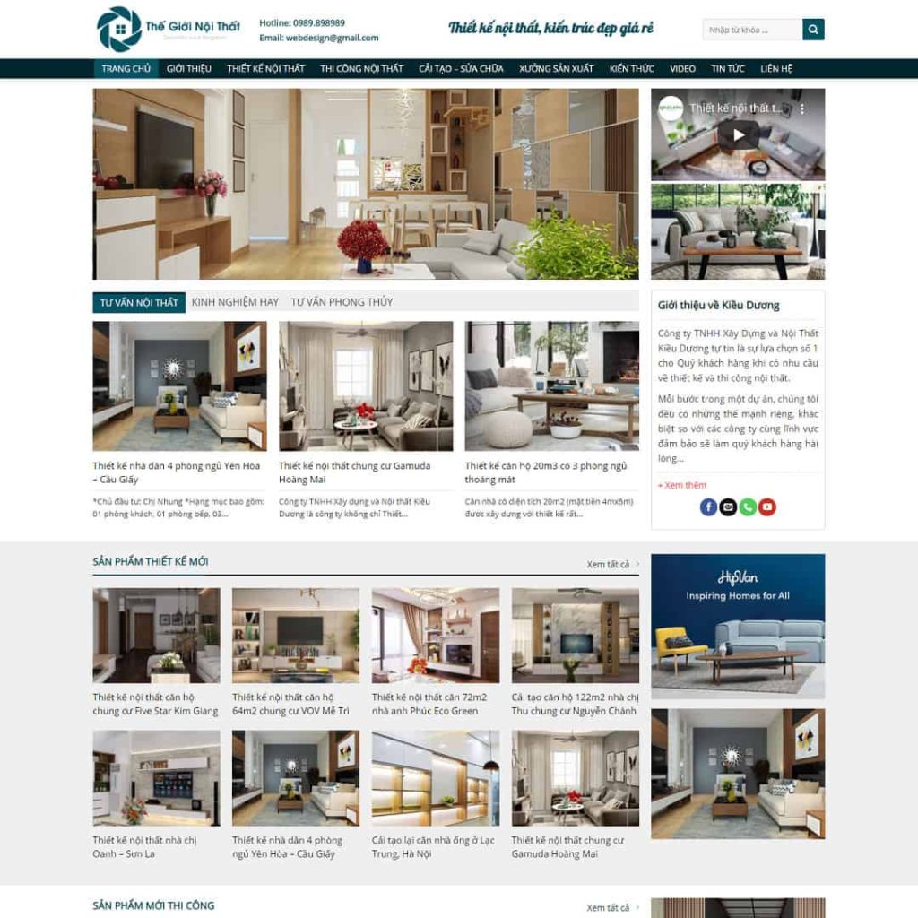 Thiết kế web chuyên nghiệp