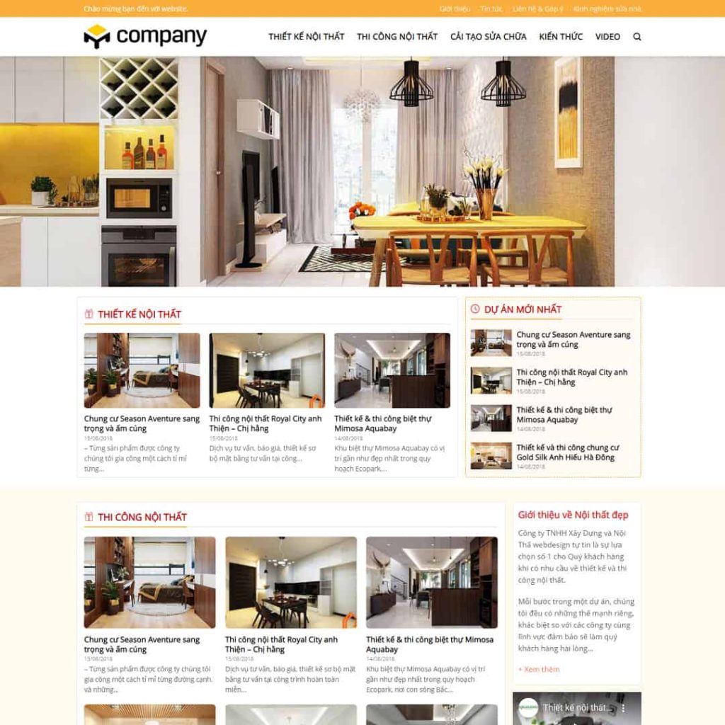 Thiết kế web chuyên nghiệp