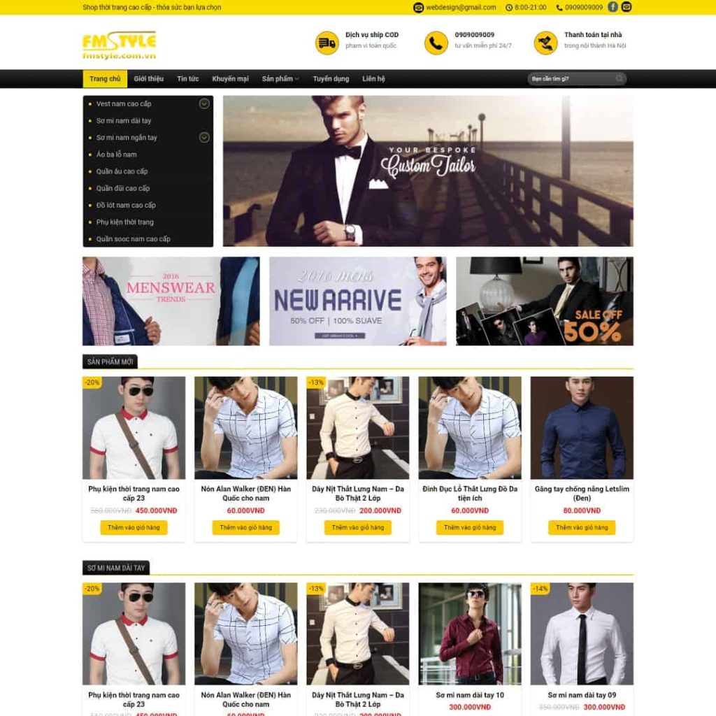 Thiết kế web chuyên nghiệp