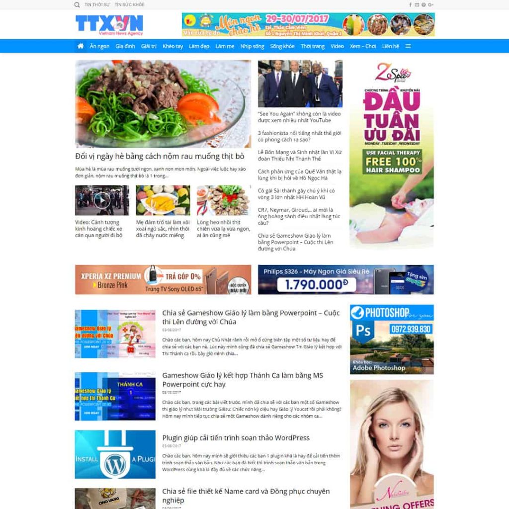Thiết kế web chuyên nghiệp