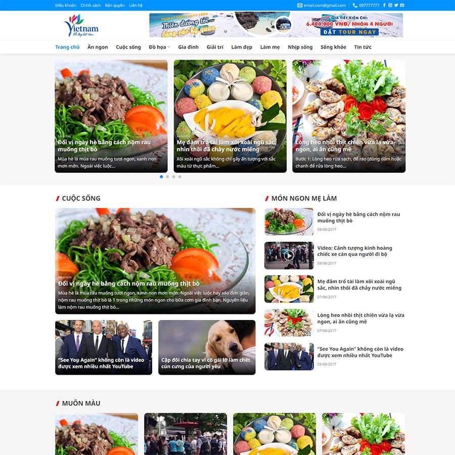 Thiết kế web chuyên nghiệp