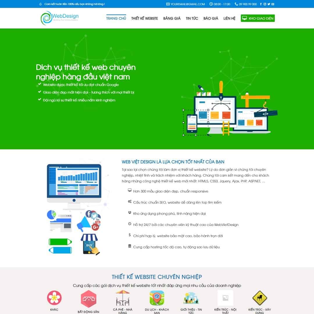 Thiết kế web chuyên nghiệp