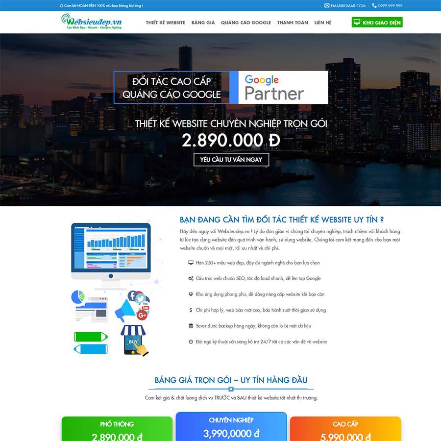 Thiết kế web chuyên nghiệp