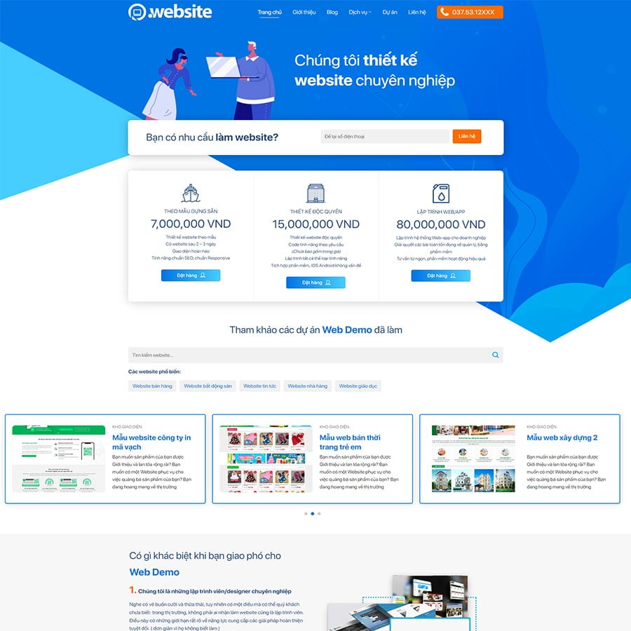Thiết kế web chuyên nghiệp