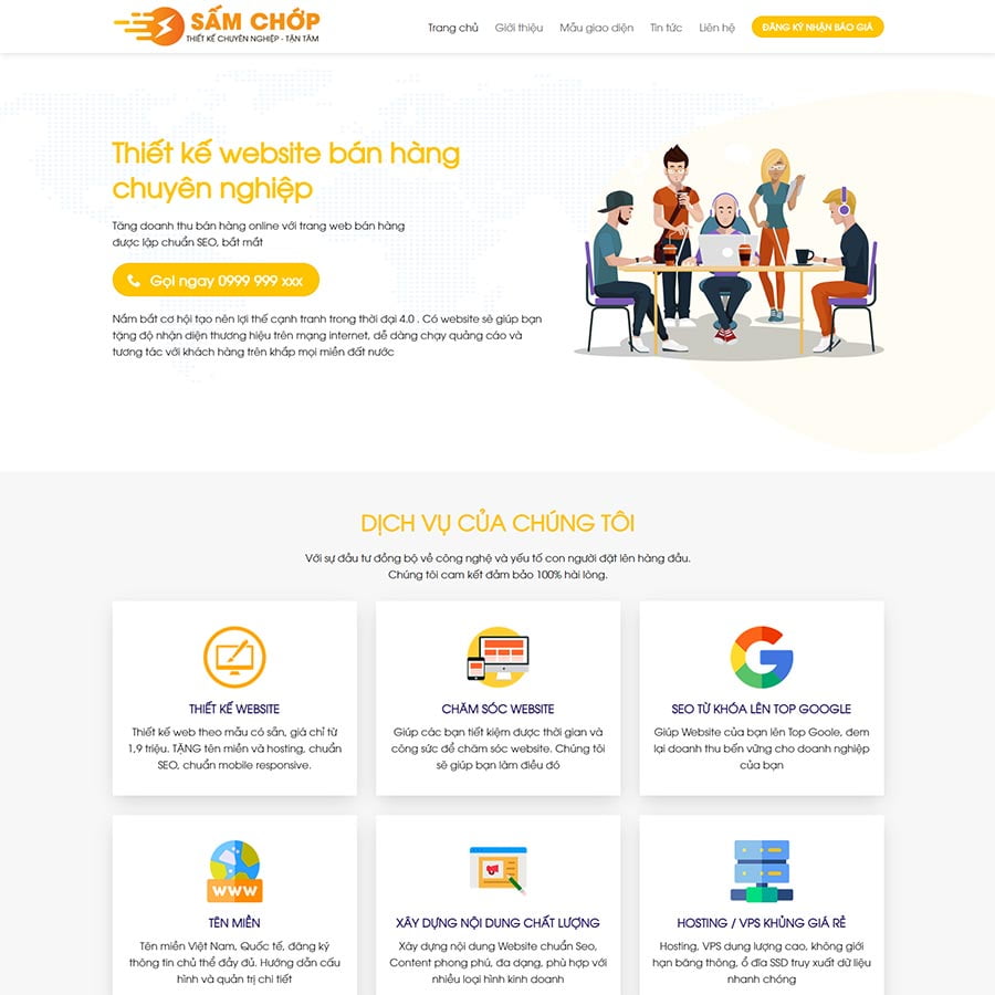 Thiết kế web chuyên nghiệp