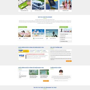 Theme wordpress dịch vụ làm visa