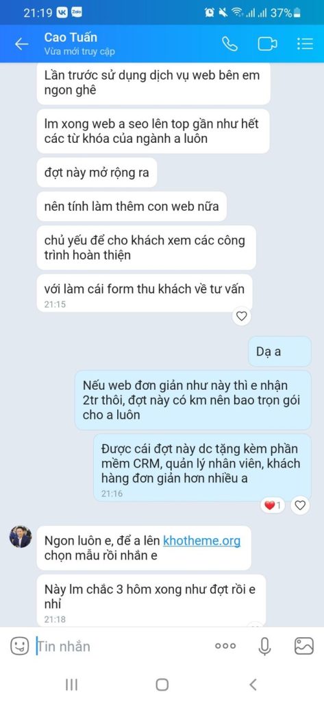 Thiết kế web chuyên nghiệp