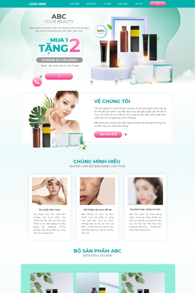 Mẫu Landing Page Bán Hàng