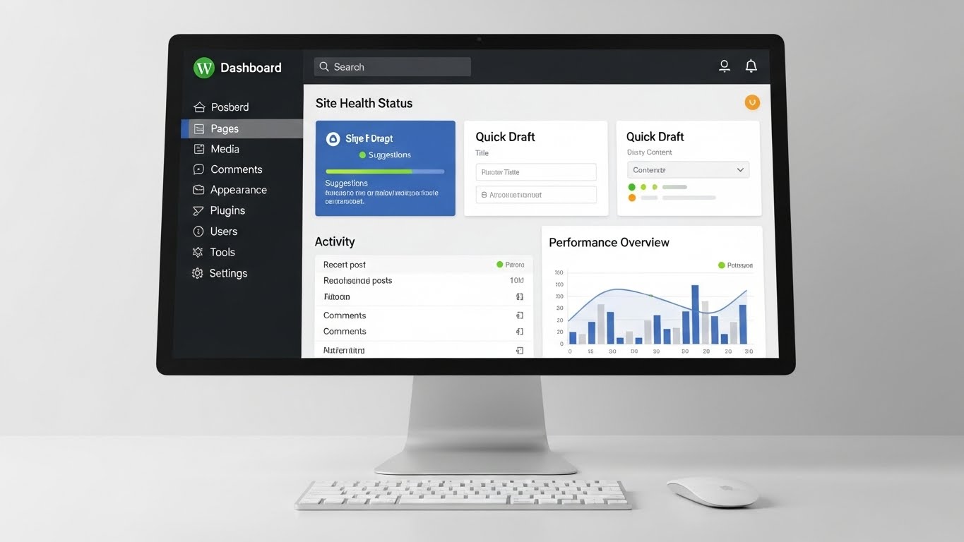 Bảng điều khiển quản trị WordPress trực quan v&agrave; dễ sử dụng 