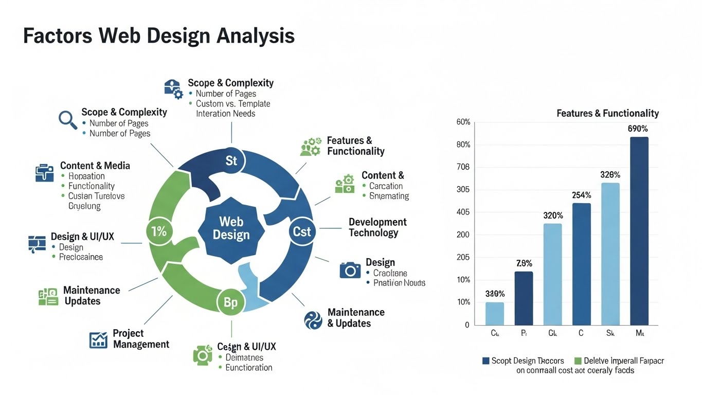 Các yếu tố ảnh hưởng đến chi phí thiết kế website theo yêu cầu