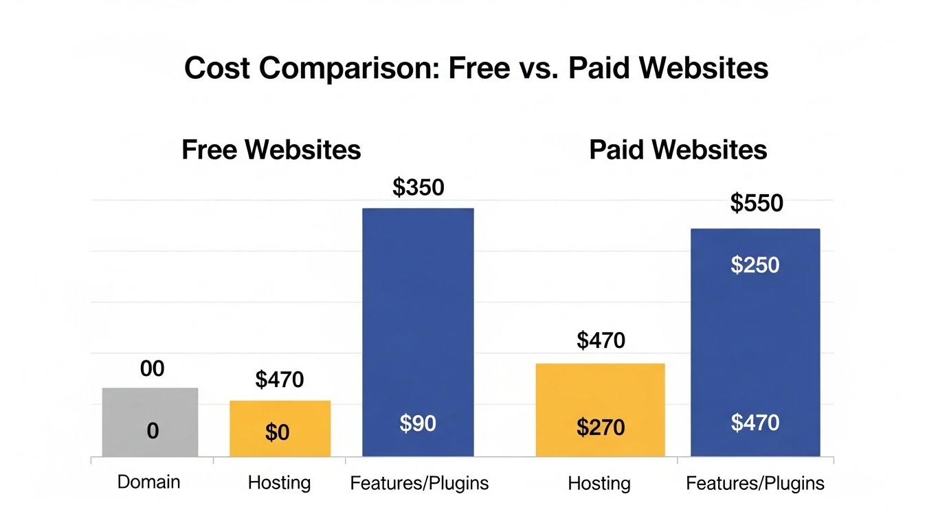 So Sánh: Website Miễn Phí Và Website Trả Phí