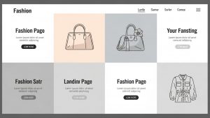 landing page thời trang