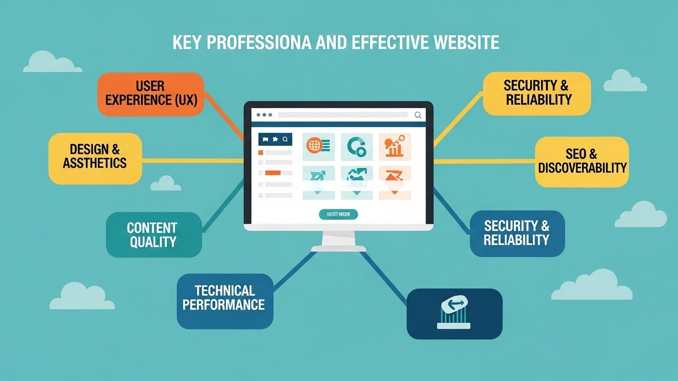 Tiêu chí của một Website Chuyên nghiệp