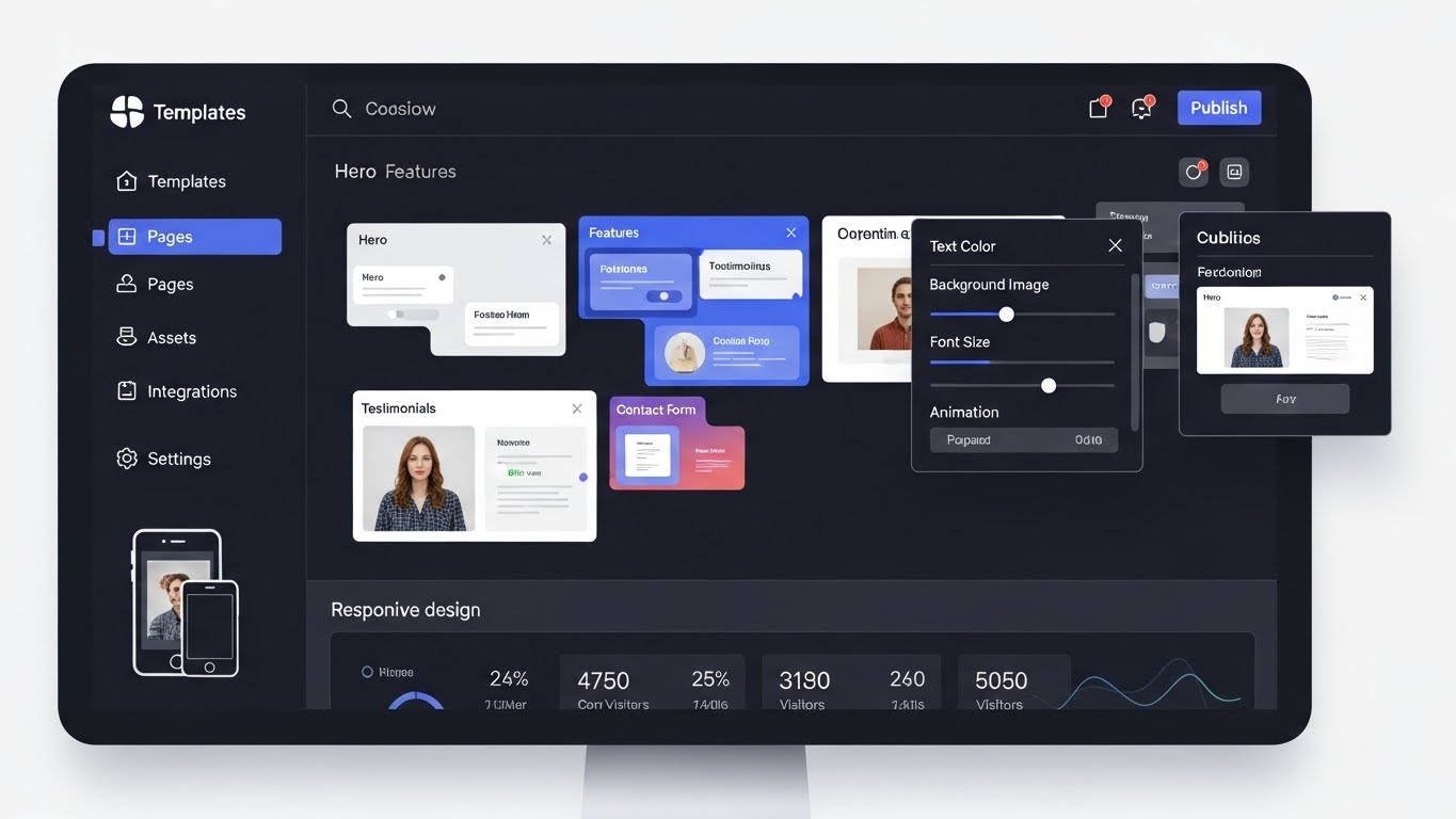 Tính năng "phải có" của một phần mềm thiết kế Landing Page hiệu quả
