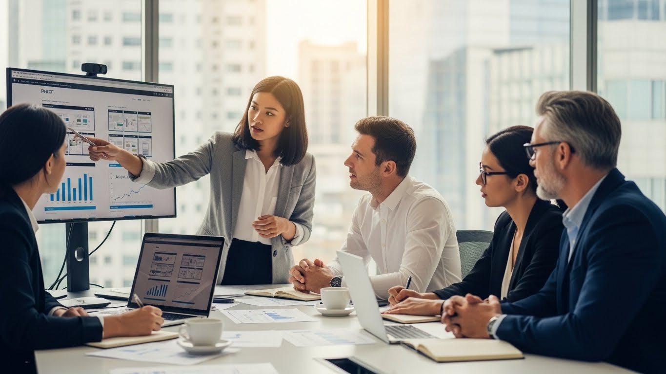 Đội ngũ PhucT Digital đang tư vấn chiến lược website cho khách hàng