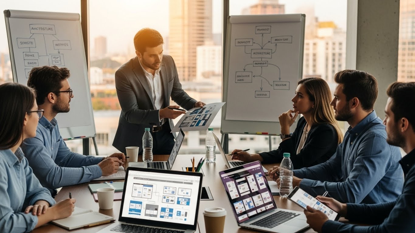 Đội ngũ PhucT Digital tư vấn giải pháp thiết kế website