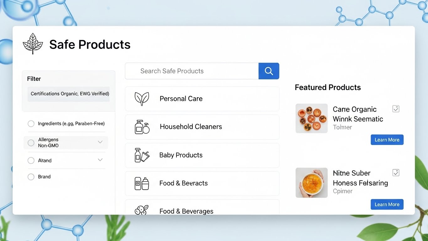 Giao diện danh mục sản phẩm k&eacute;t sắt khoa học, dễ d&agrave;ng t&igrave;m kiếm 