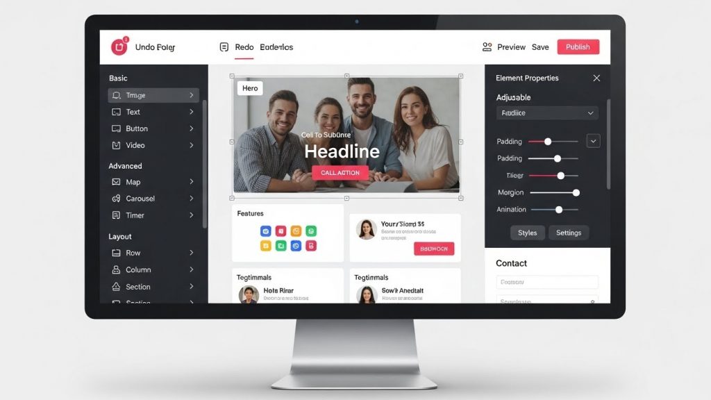 Các công cụ phổ biến để tự tạo landing page hiệu quả là gì