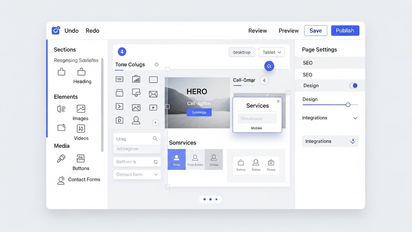 Trình Tạo Website Trực Tuyến (Online Website Builders)