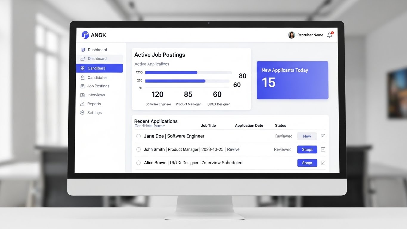 Giao diện quản l&yacute; hồ sơ ứng vi&ecirc;n trực quan tr&ecirc;n website tuyển dụng 
