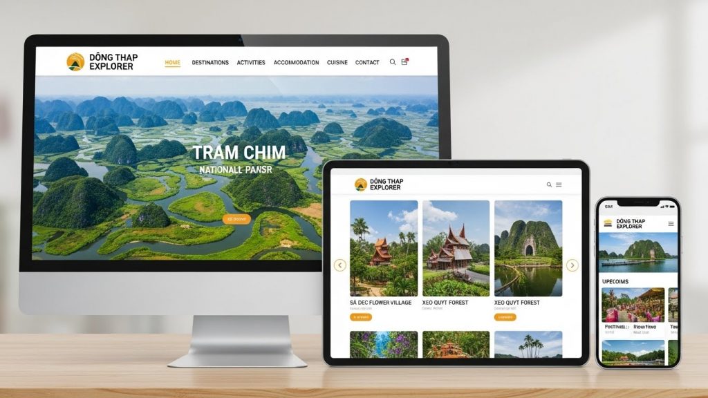 Dịch vụ Thiết kế Website Đồng Tháp