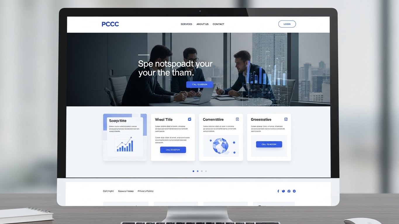 Giao diện website PCCC chuy&ecirc;n nghiệp, hiện đại tr&ecirc;n m&aacute;y t&iacute;nh 