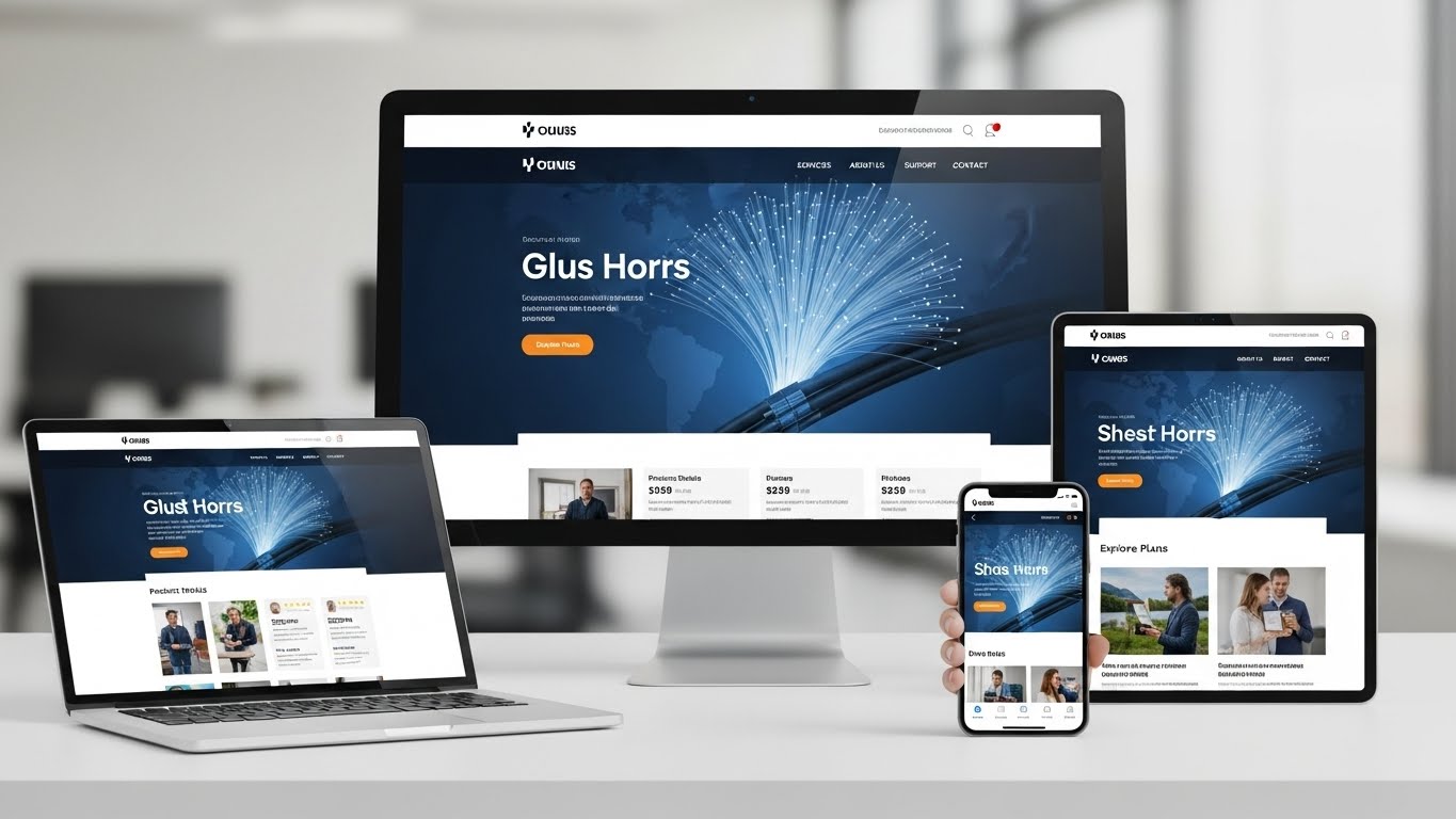 Giao diện website viễn th&ocirc;ng chuy&ecirc;n nghiệp tr&ecirc;n nhiều thiết bị 