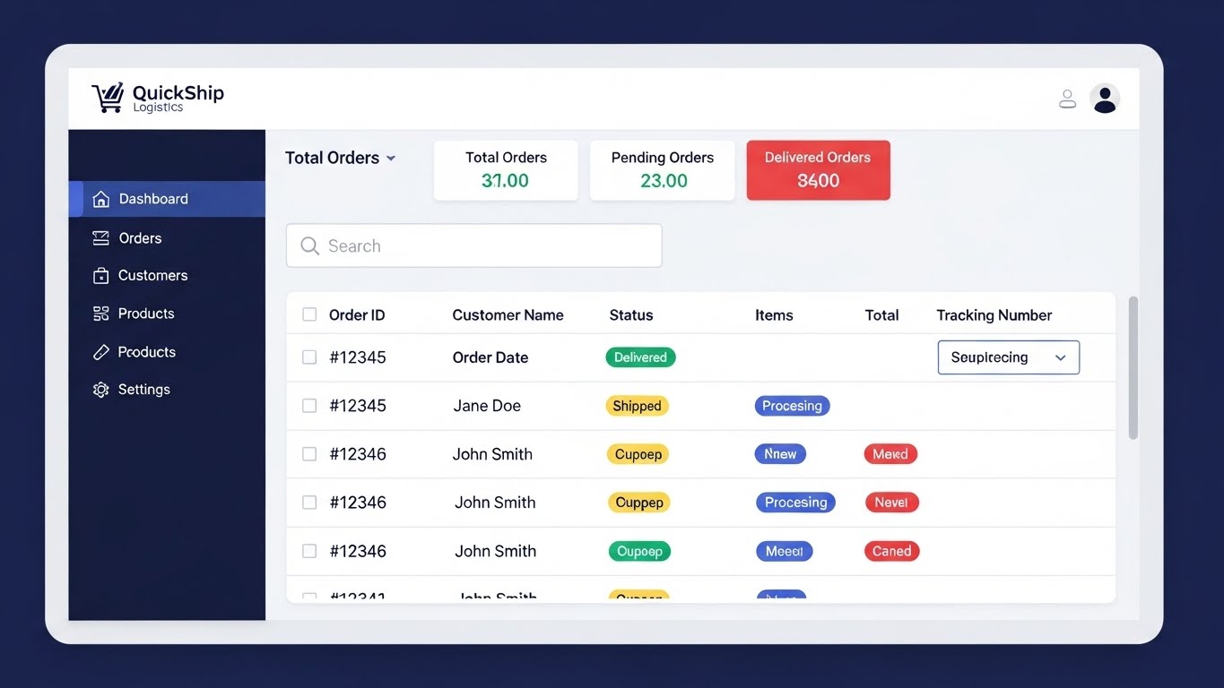 Hệ thống quản l&yacute; đơn h&agrave;ng v&agrave; theo d&otilde;i vận đơn tr&ecirc;n website 