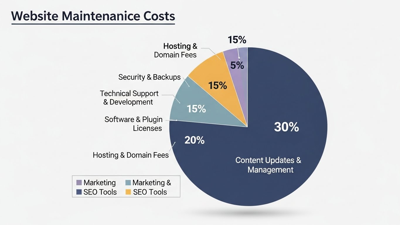 Tổng kết: Chi phí duy trì website hàng tháng ước tính
