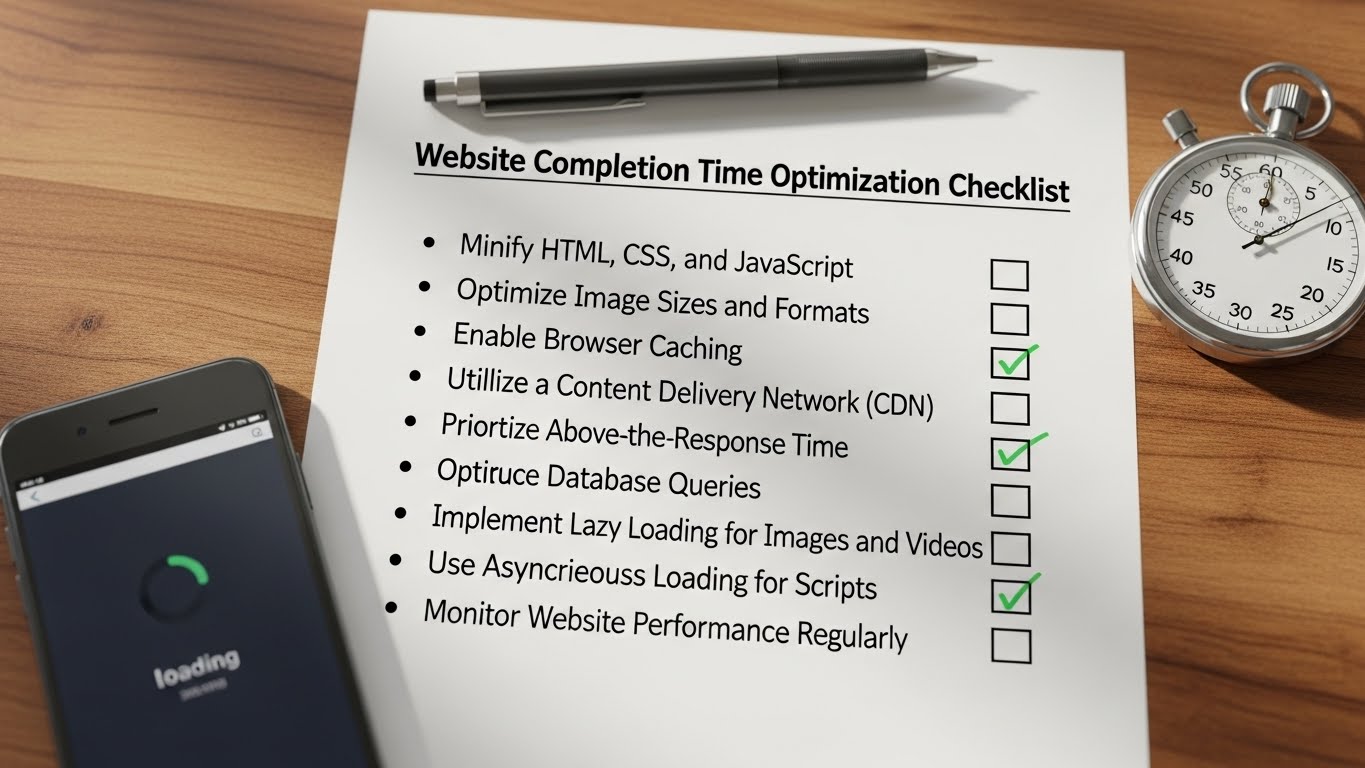 Làm Thế Nào Để Tối Ưu Thời Gian Hoàn Thành Website?