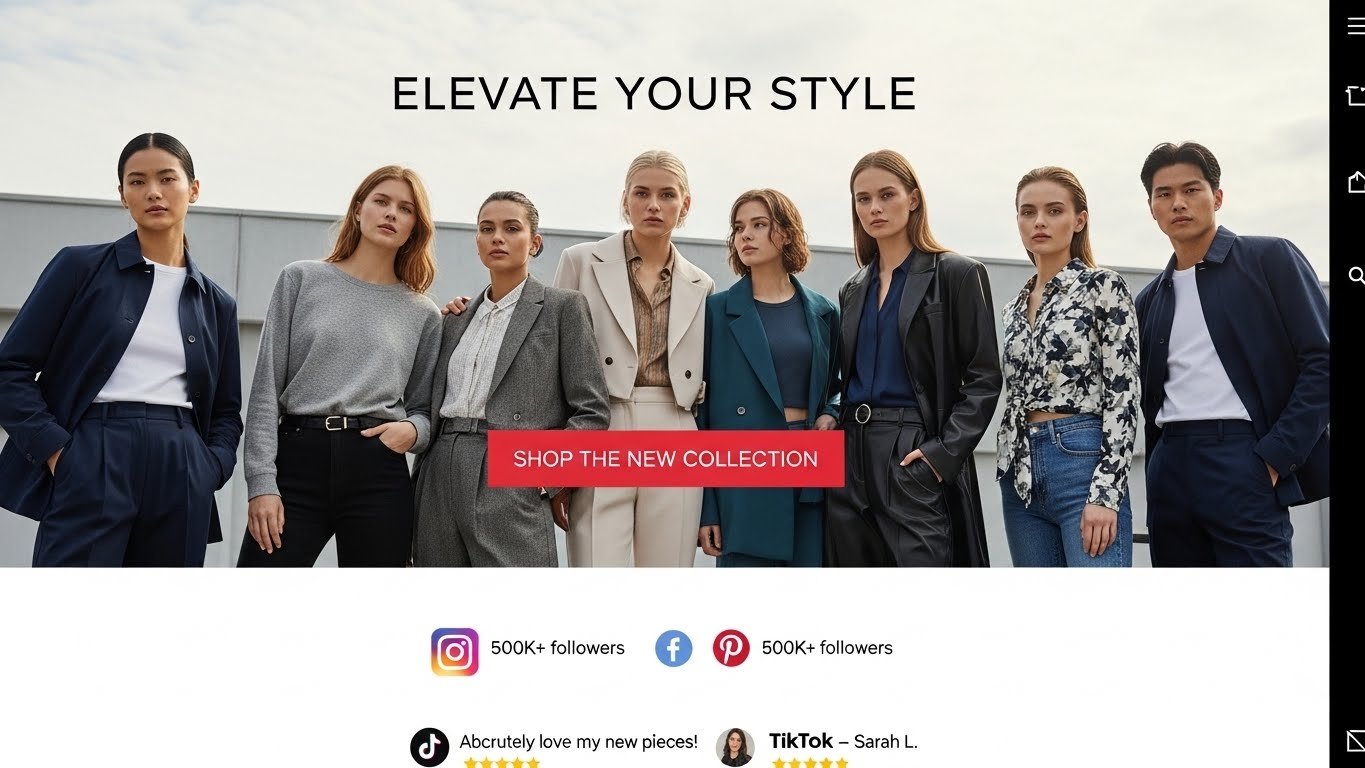 Các Yếu Tố Quan Trọng Của Một Landing Page Thời Trang Hiệu Quả