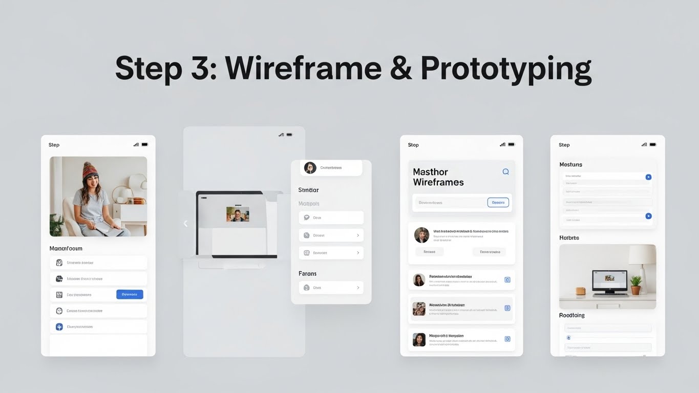 Sơ đồ 7 bước quy tr&igrave;nh thiết kế website b&aacute;n bồn nước chuy&ecirc;n nghiệp của PhucT Digital 