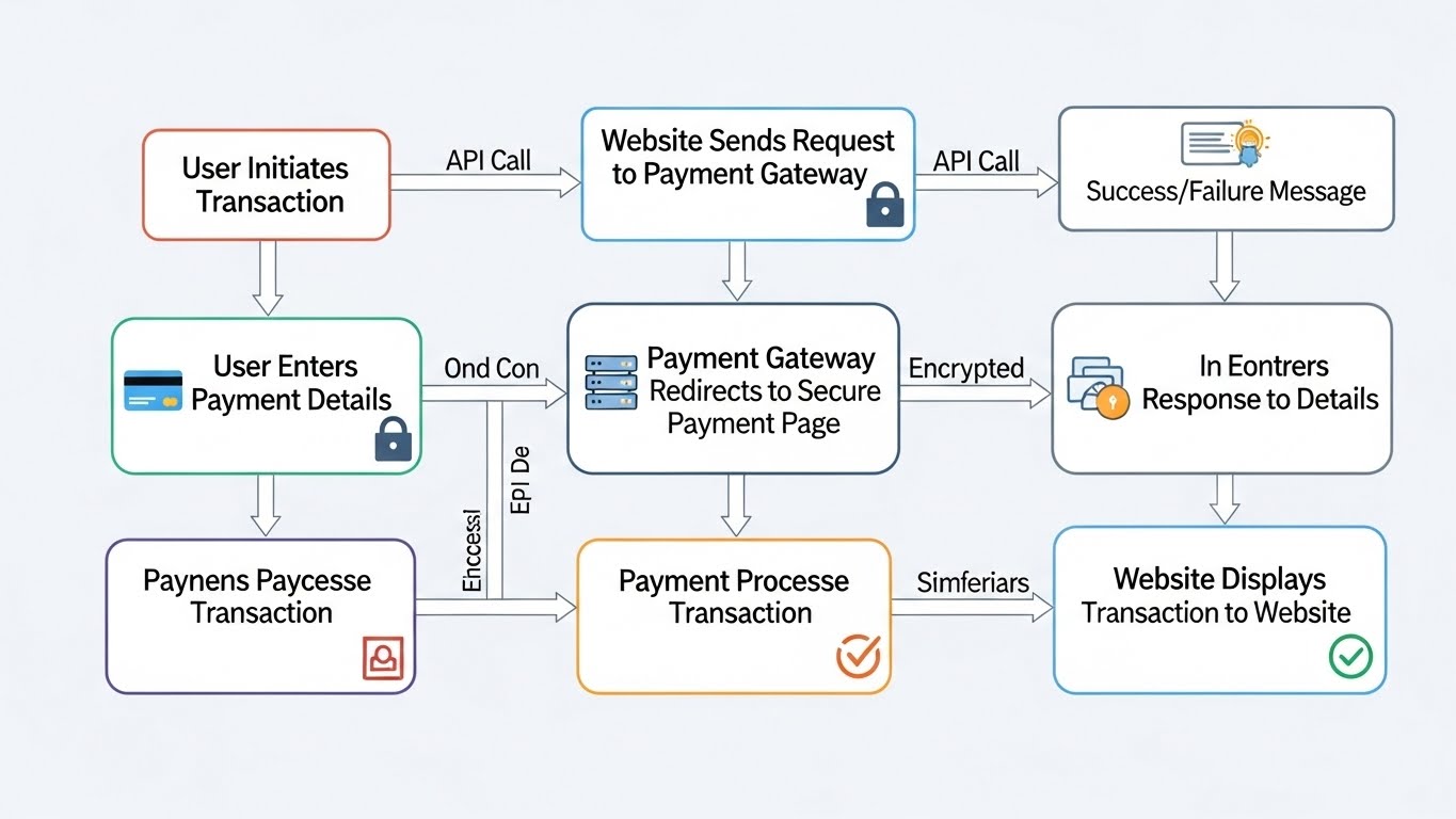 Quy trình tích hợp thanh toán trực tuyến vào website theo yêu cầu