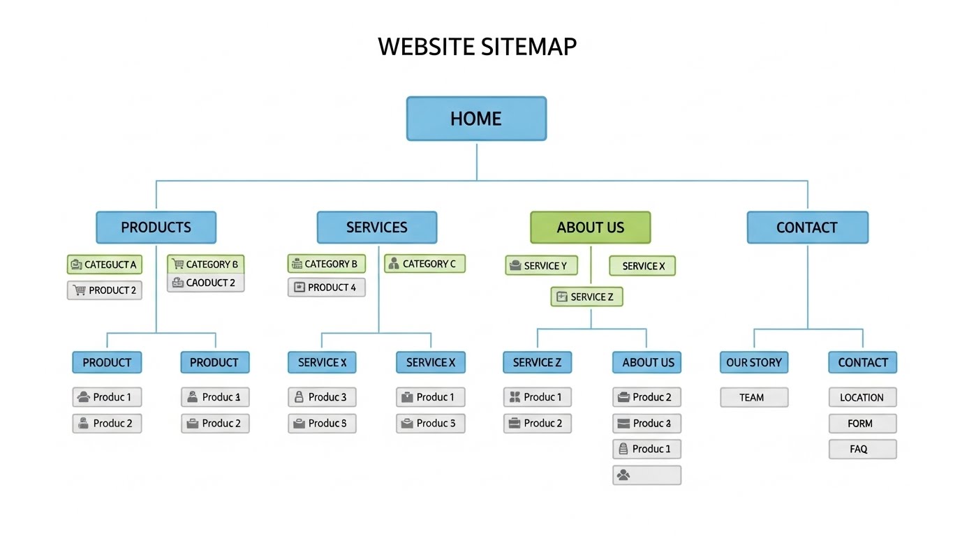Cấu trúc Website và Điều hướng