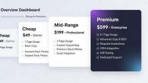 Chi phí thiết kế landing page thường dao động trong khoảng bao nhiêu