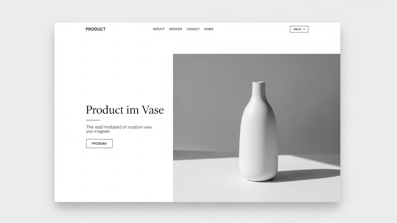 Xu hướng thiết kế website tối giản, tập trung v&agrave;o sản phẩm 