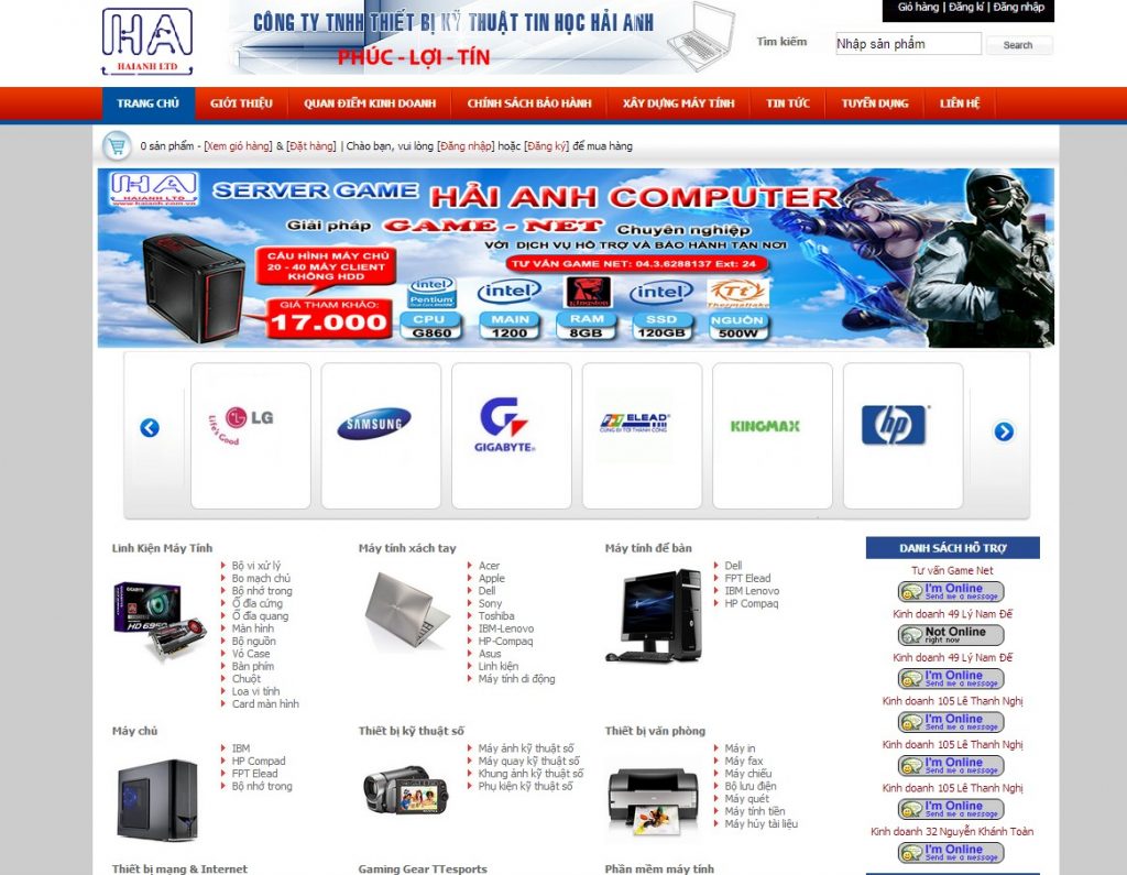 Thiết kế web chuyên nghiệp
